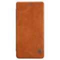OnePlus 3/3T Nillkin Qin Flip Schutzhülle - Braun