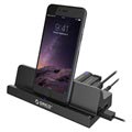 Orico SH4C2 Universal Dockingstation / USB Hub - 6x USB - Schwarz