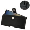 PDair Samsung Galaxy Note9 Horizontal Gürtel-Ledertasche - Schwarz