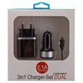 Peter Jäckel 3-in-1 MicroUSB Lade- Set