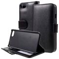 iPhone 7 / iPhone 8 Premium Schutzhülle mit Geldbörse mit Stand-Funktion - Schwarz