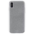 Puro Shine Glitter iPhone XS Max TPU Hülle