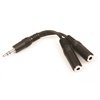 Sandberg MiniJack Splitter Kabel 