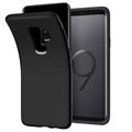 Samsung Galaxy S9+ Spigen Liquid Air Cover - Matt Schwarz