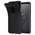 Spigen Liquid Crystal Samsung Galaxy S9+ Hülle - Mattschwarz