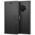 Samsung Galaxy S9 Spigen S Schutzhülle mit Geldbörse - Schwarz