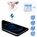 Universal Nano Flüssigglas Displayschutz für Smartphone, Tablet - 2 Stk.