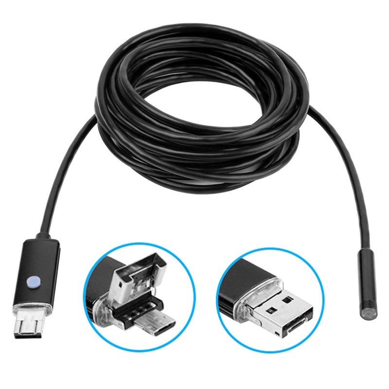 halbstarr Kabel für Android Smartphone wasserdicht Full HD-Kamera USB-Endoskop Endoskop USB-Endoskop 20 m 