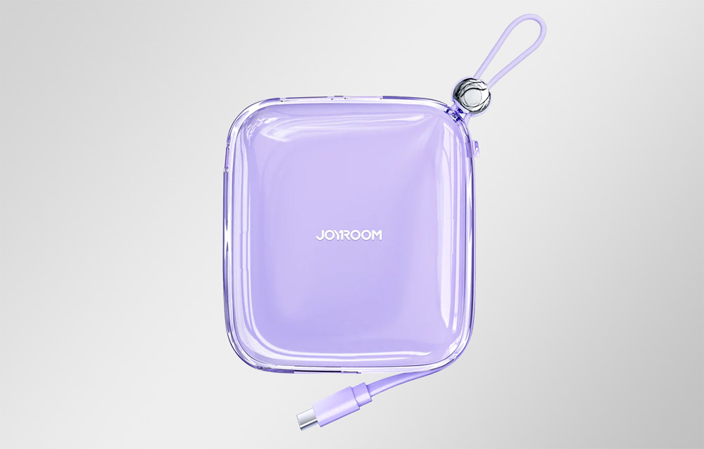 Joyroom Jelly JR-L002 USB-C Power Bank 10000mAh - 22.5W, USB-C, USB-A - Lila