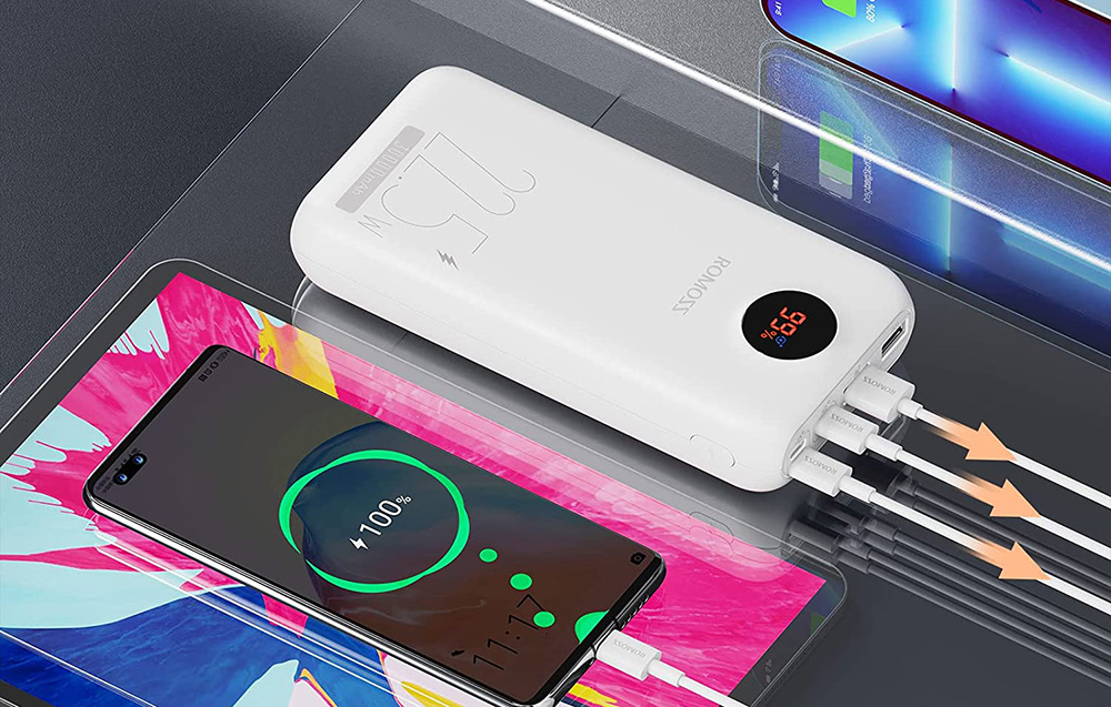 Romoss PSW30PF 30000mAh Power Bank - 22.5W - Weiß