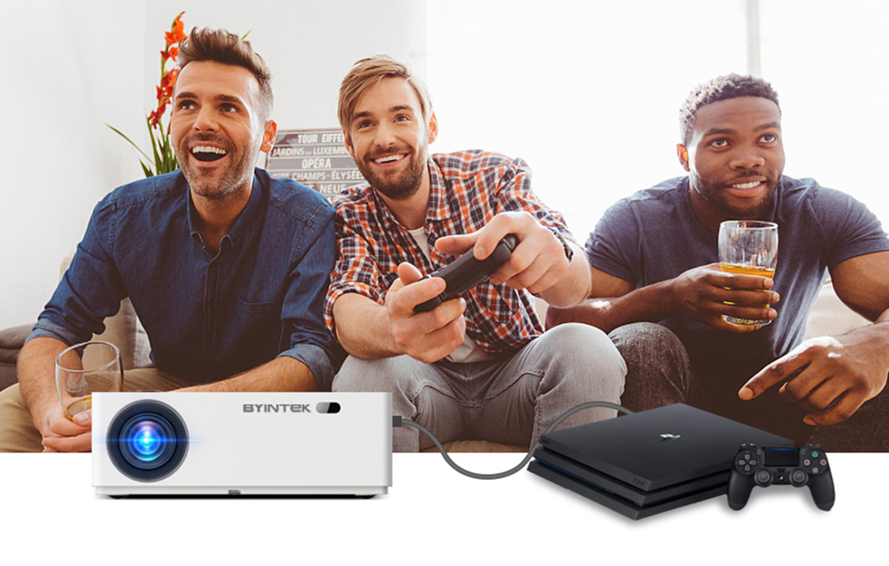 Byintek K20 Basic Full HD-Projektor - Weiß