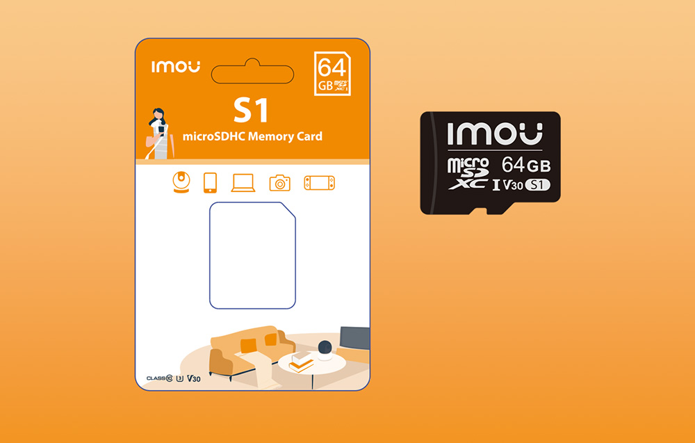 Imou S1 microSDXC Speicherkarte - UHS-I, 10/U3/V30 - 64GB