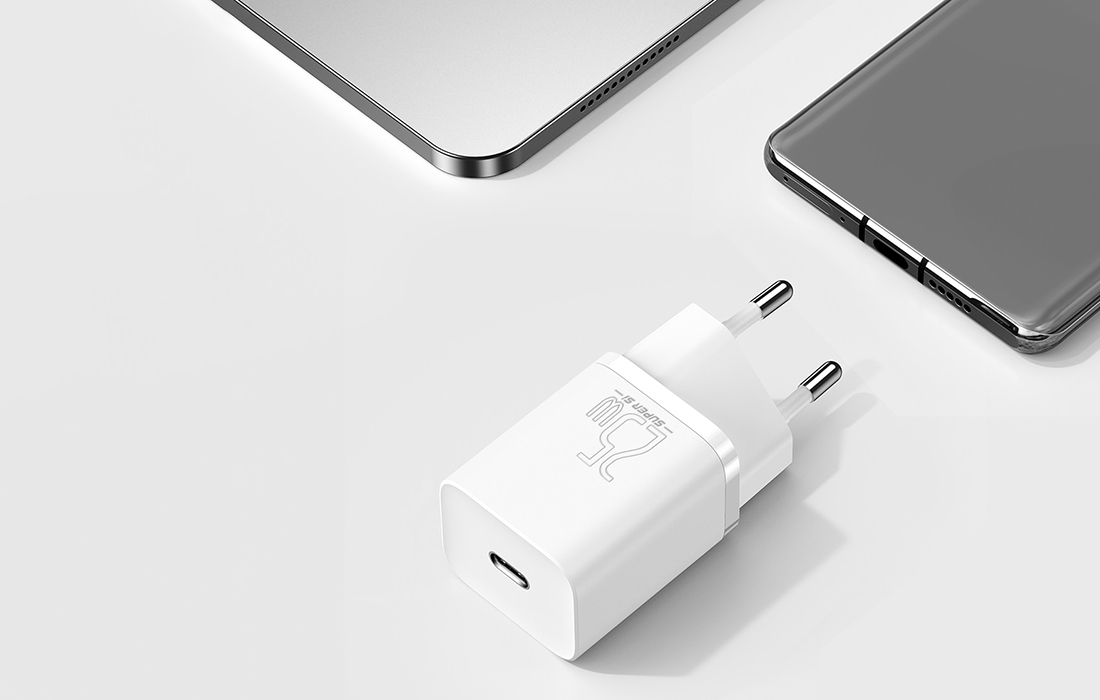 Baseus Super Si Quick USB-C Ladegerät 25W - Weiß